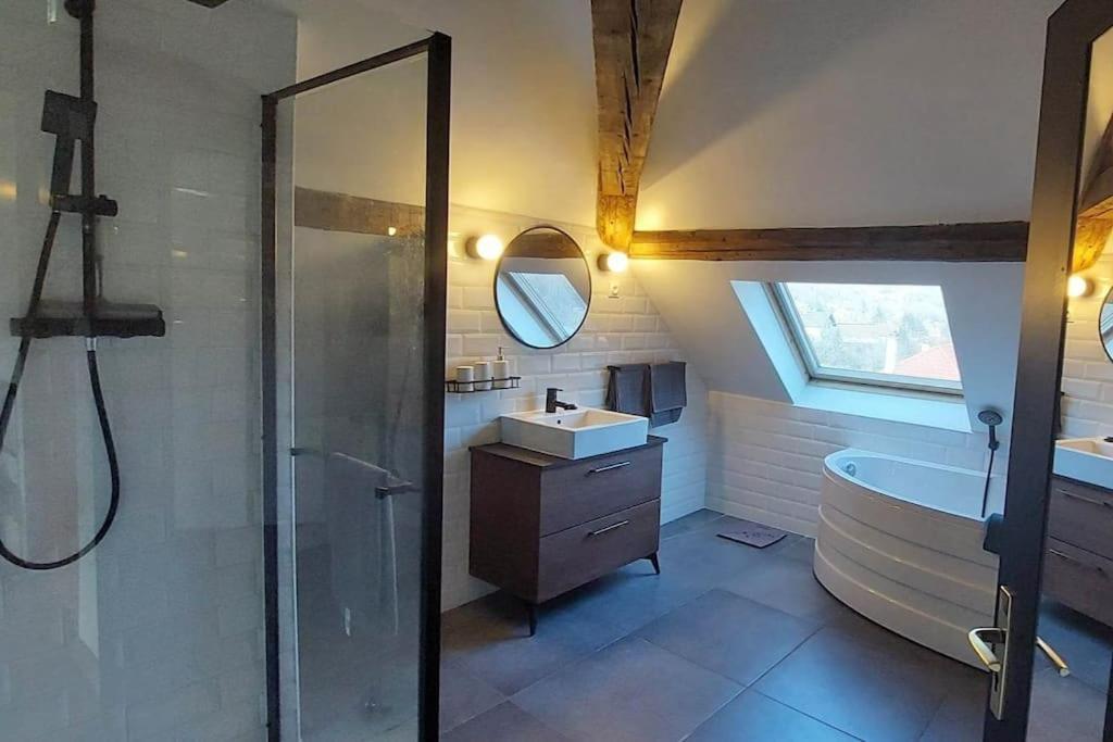 *New*Les Amandines Le Loft* Wifi Apartamento Allevard Exterior foto